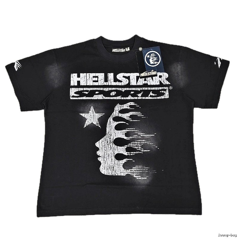 Hellstar Sports Street Style Black Short-sleeve T-shirt
