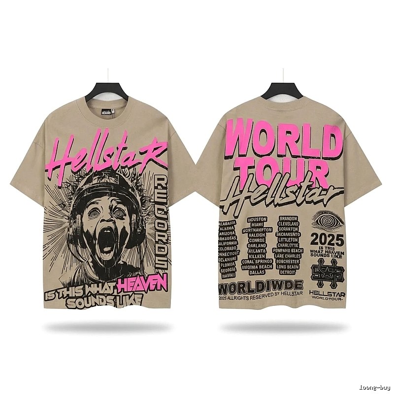 Hellstar World Tour Khaki T-shirt