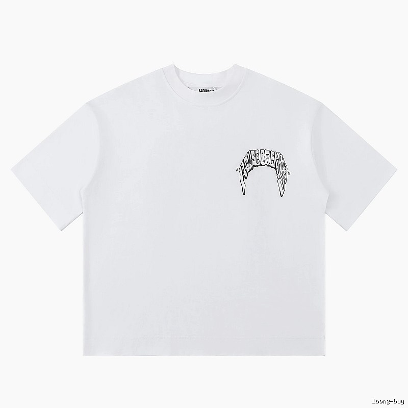 House of Errors Trendy White Short-sleeve Shirt