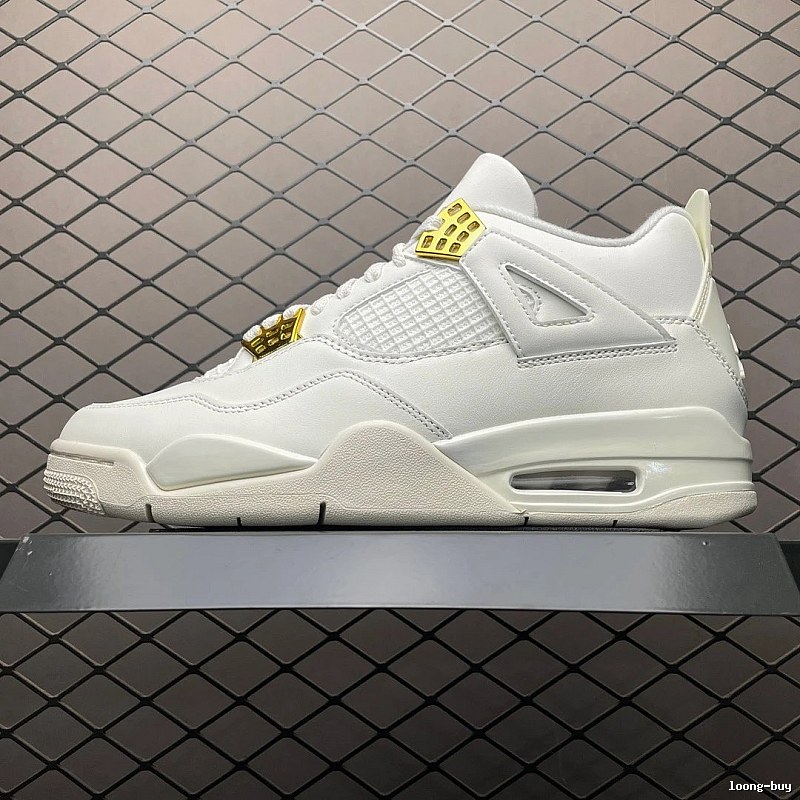 Jordan Basketball High-Tops, Structured High Top in White and Yellow