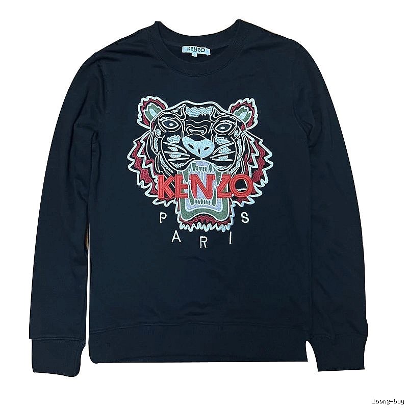 Kenzo Style Kc55 Tiger SweatShirt Casual Layering Graphic