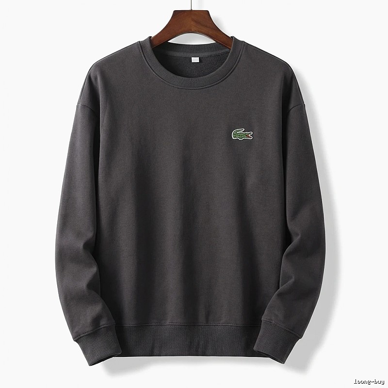 Lacoste basic simple style black sweatshirt