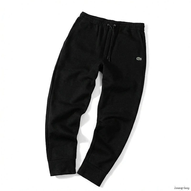 Lacoste simple and casual style black pants