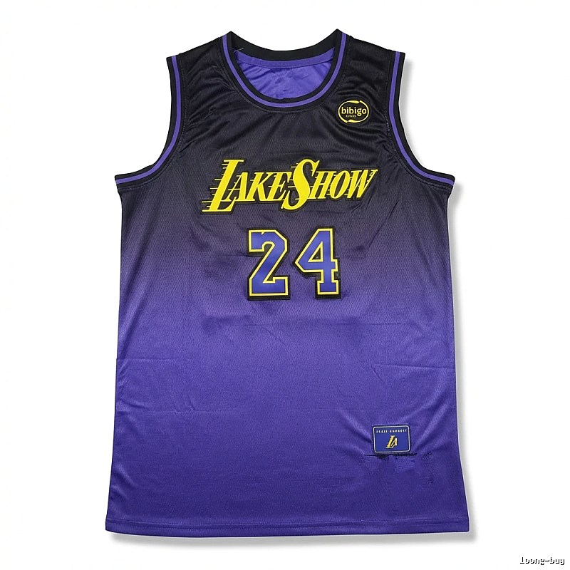 Lakers gradient-style basketball uniforms