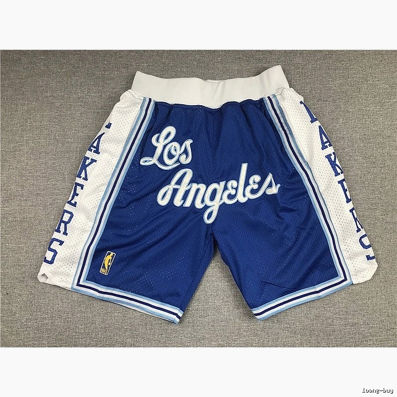 Lakers Travel Basketball shorts Yellow Lakers Mesh with Modern Look