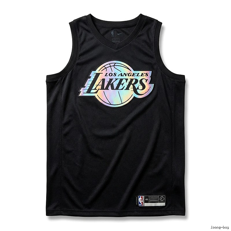 LBJ Lakers black trendy brand vest