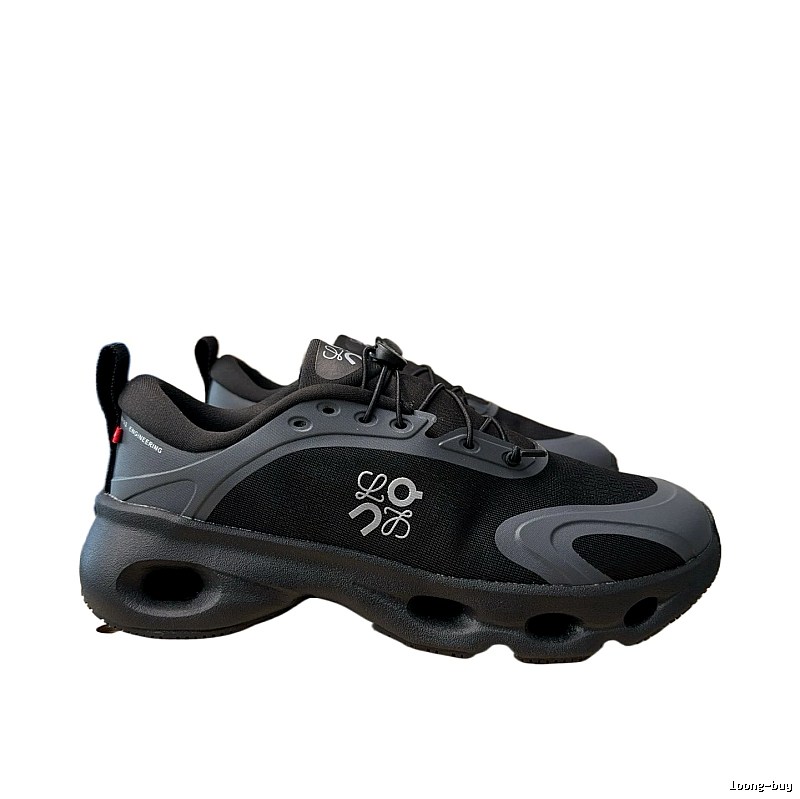 LOEWE black casual sports shoes