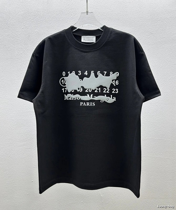 Maison Margiela Digital High Street Black T-shirt