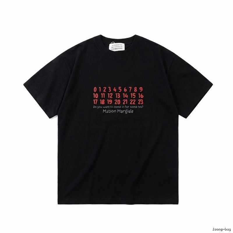 Maison Margiela Digital Style Black T-shirt