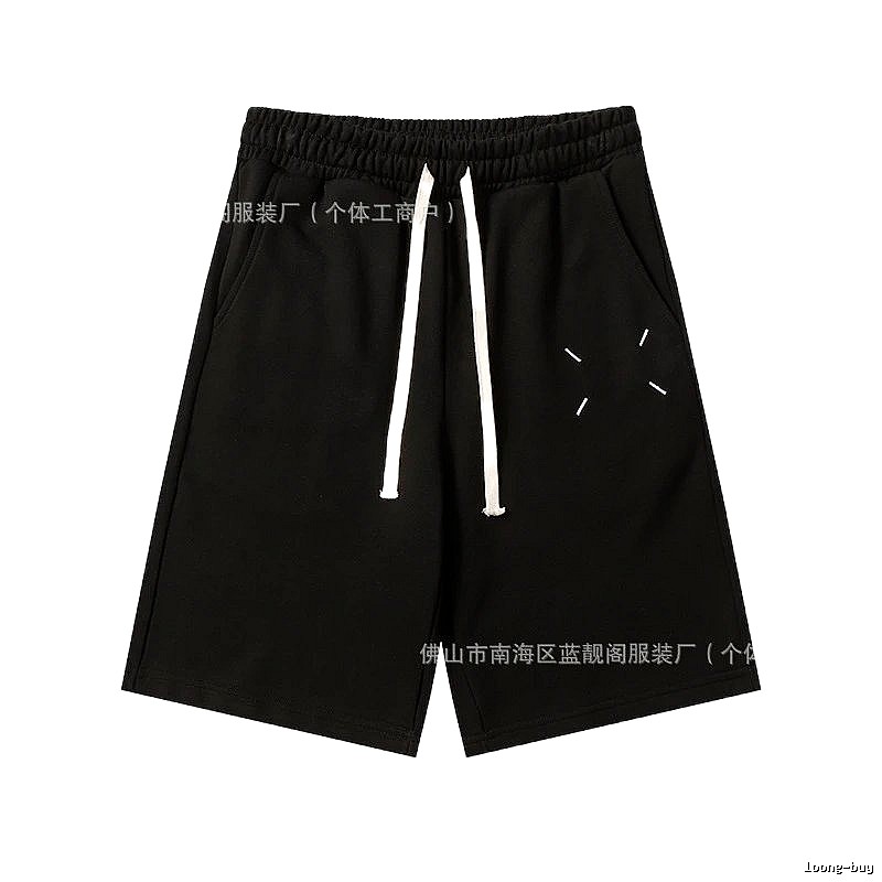 Maison Margiela minimalist style black shorts