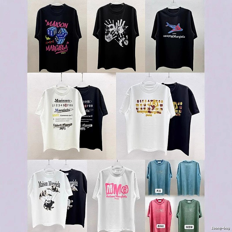 Maison Margiela MM6 Street Style Multi-color T-Shirt
