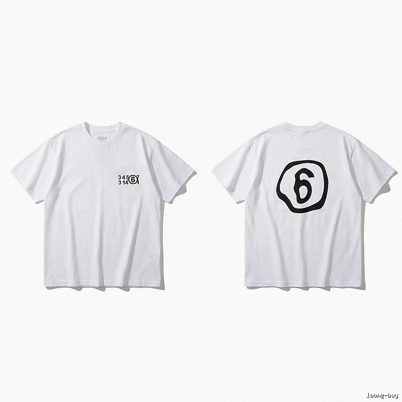 Maison Margiela white T-shirt with digital printing