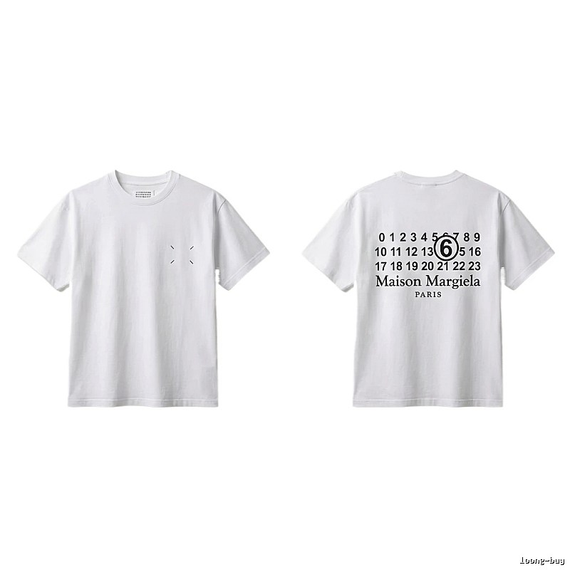Maison Margiela white T-shirt with digital printing