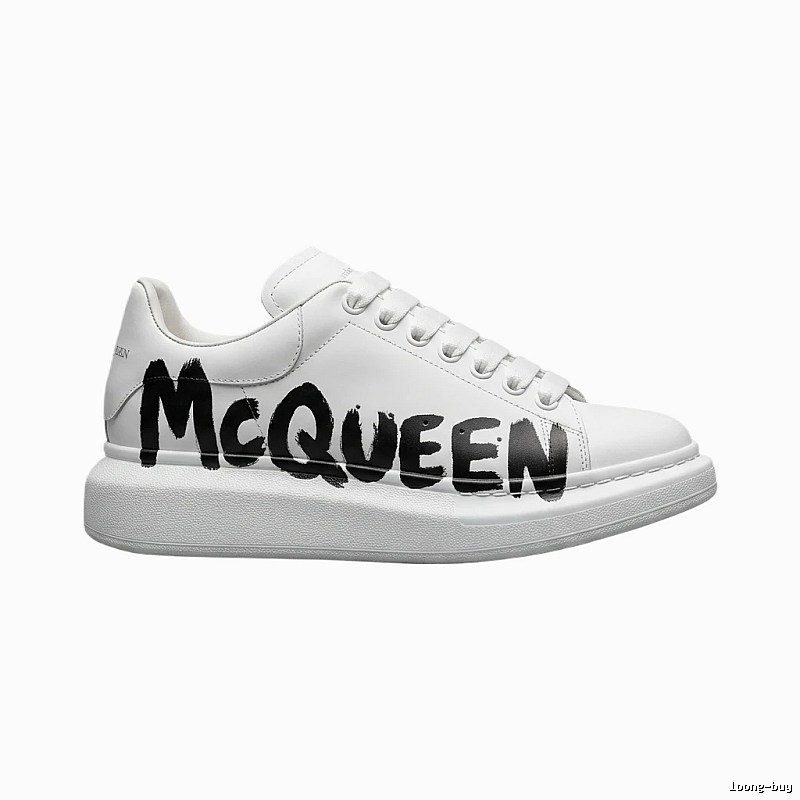 McQueen - printed casual - style white shoes