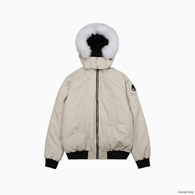 Michael Kors parka down jacket in off-white
