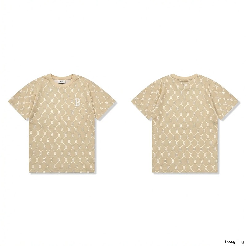 MLB Old Flower Style Beige T-shirt