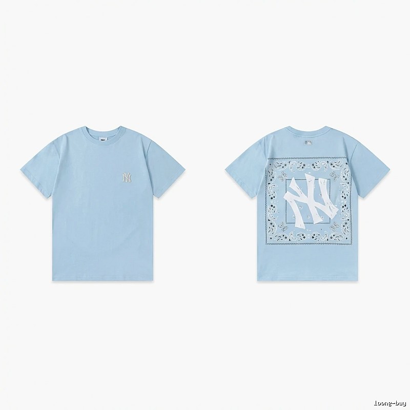 MLB retro light blue T-shirt