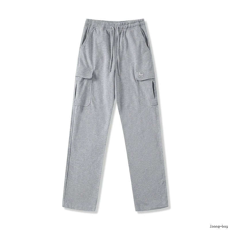 MLB utility-style grey long trousers