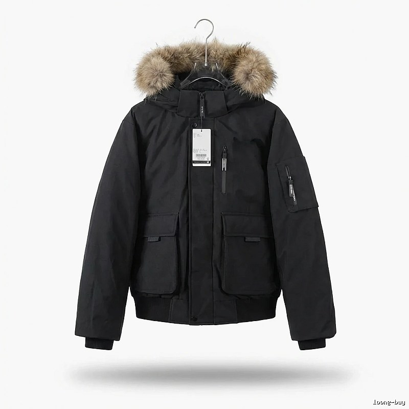 MLB Workwear Style Black Down Jacket