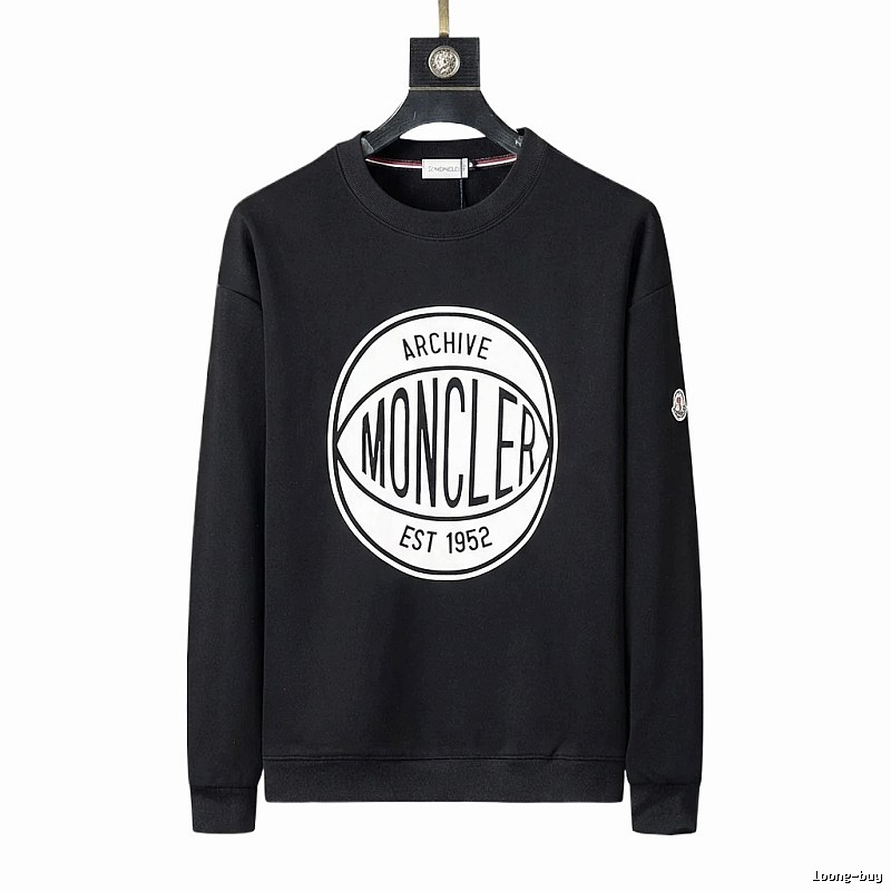 Moncler Archive Retro Style Black Sweatshirt