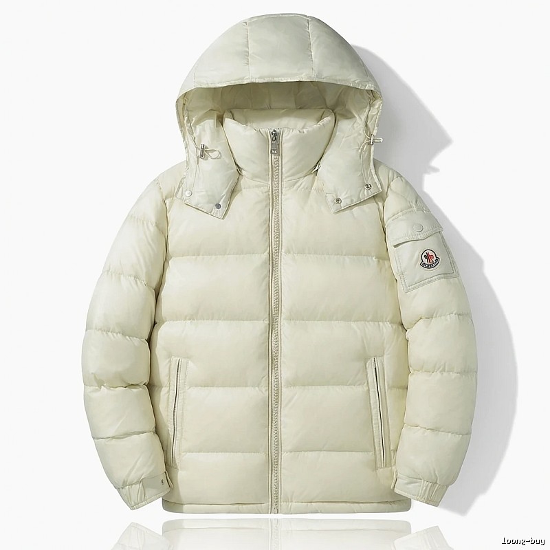 Moncler classic beige down jacket