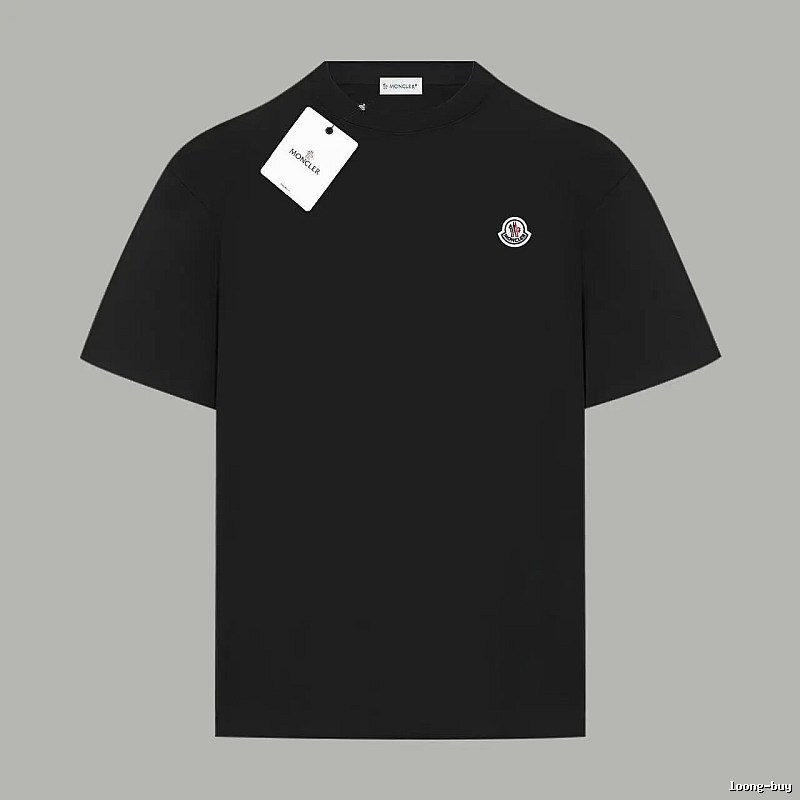 Moncler classic simple black T-shirt