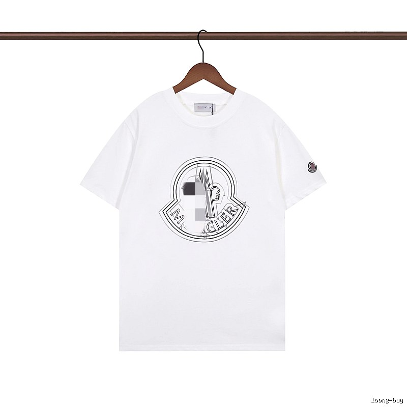 Moncler Logo Collection Trendy Style White T-Shirt