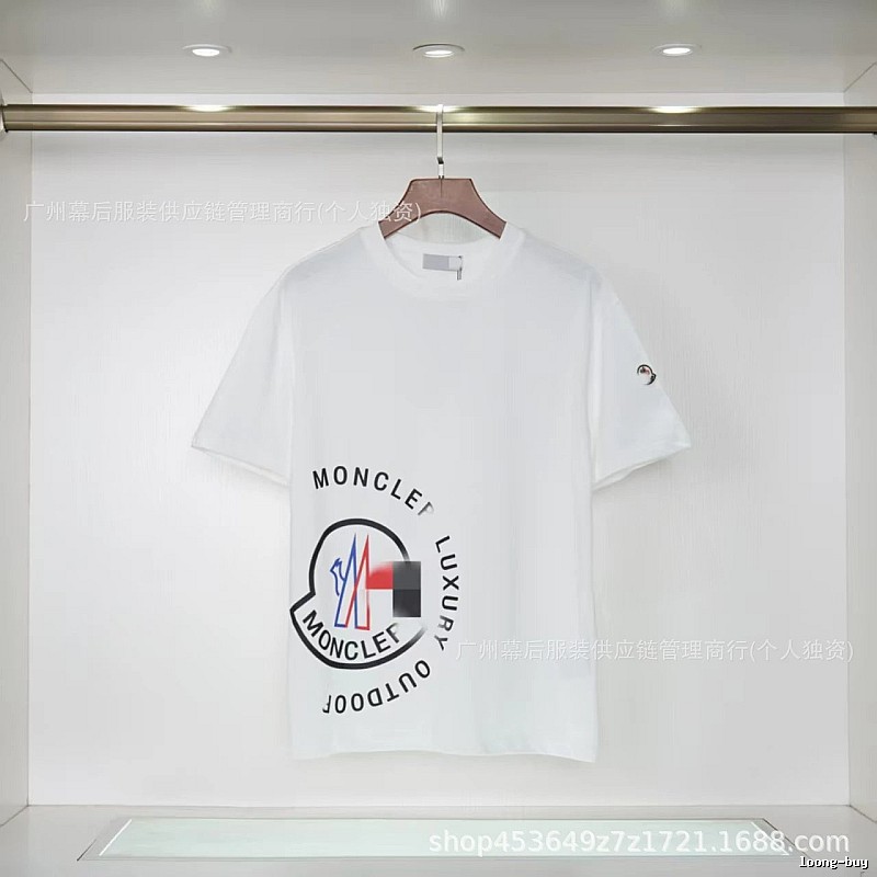 Moncler Outdoor Casual Style White Short-sleeve T-shirt