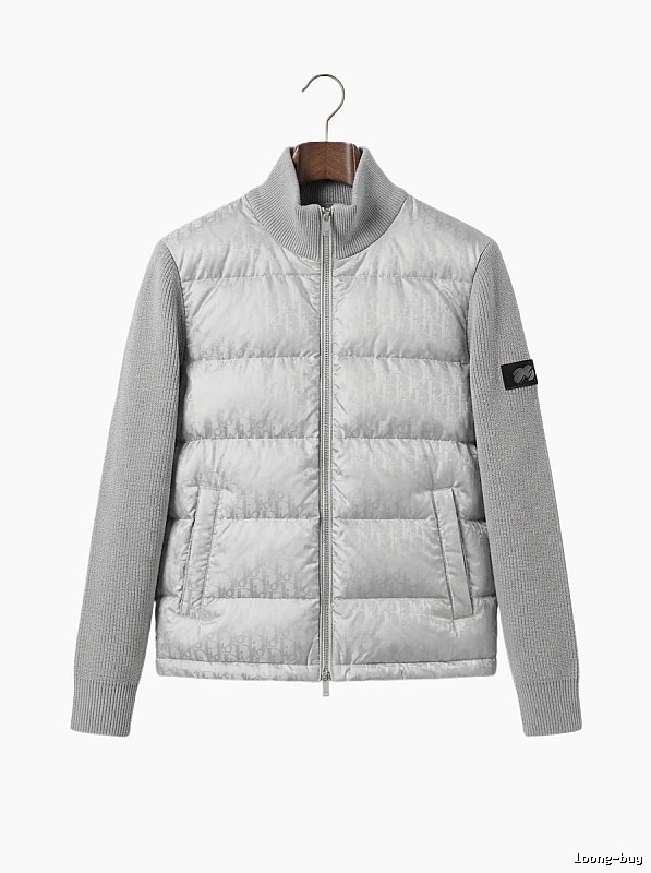 Moncler Silver Grey Trendy and Cool Down Jacket