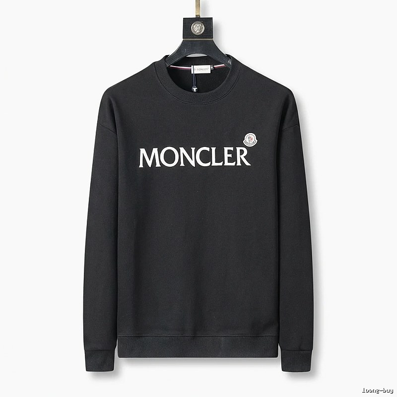 Moncler simple-style black sweatshirt