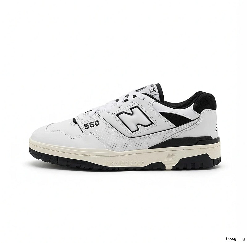 New Balance 550 Retro Style White Shoes