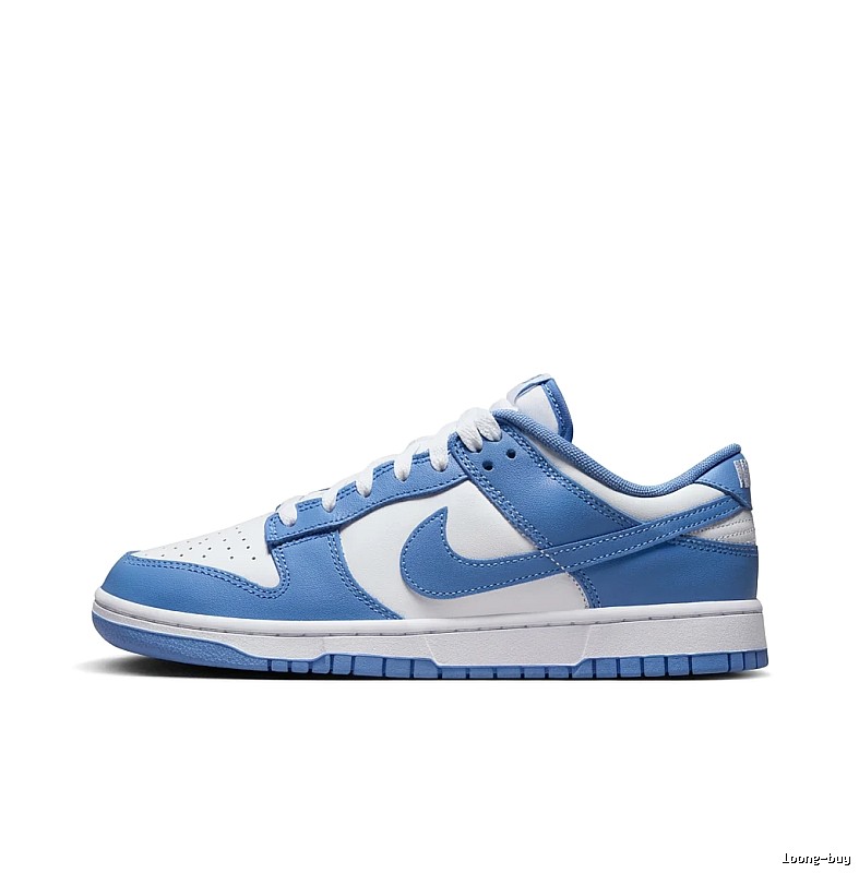 Nike Dunk Low Blue and White Trendy Shoes