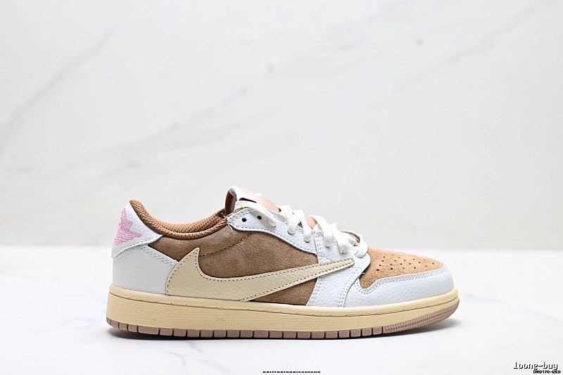 Nike Dunk Retro Style Brown and White Shoes