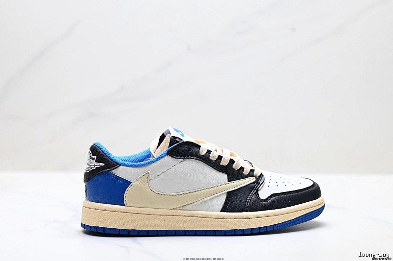 Nike Dunk Trendy Blue and White Shoes