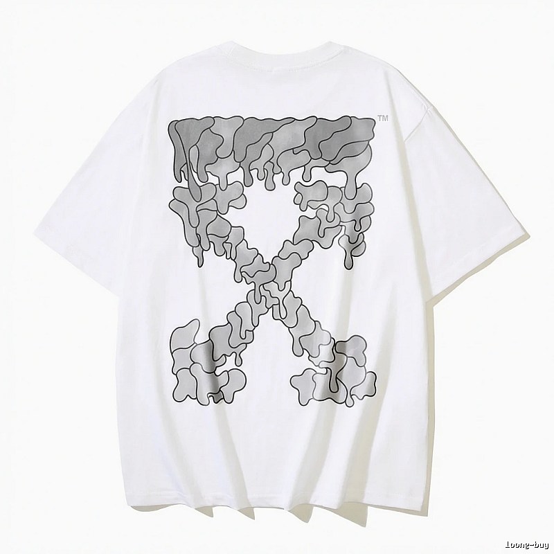 Off-White Gradient Style White T-shirt