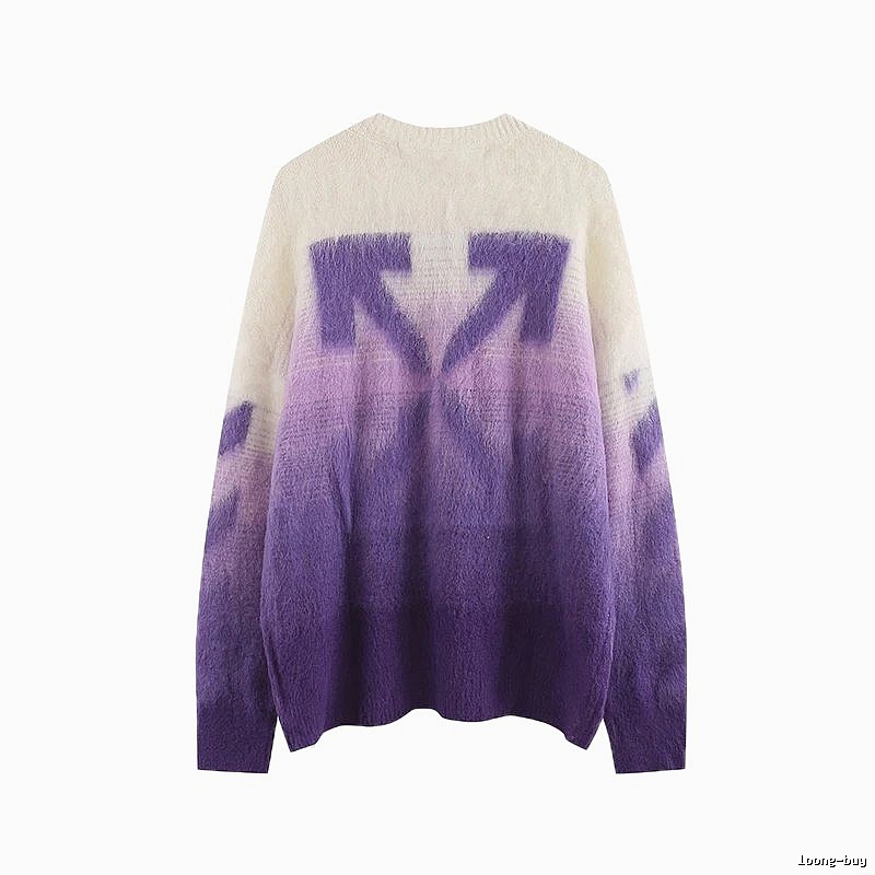 Off-White Gradient Trendy Sweater