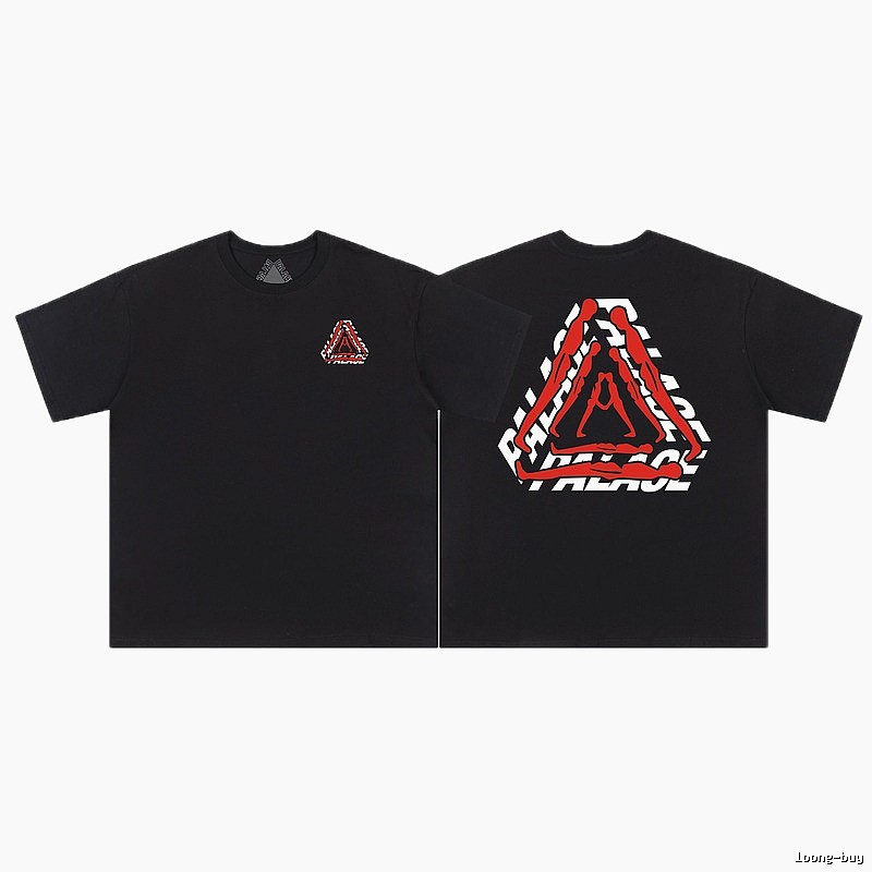 Palace Triangle Print Street Style Black T-Shirt
