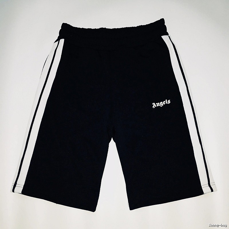 Palm Angels Classic Track shorts Black Side Stripe for Daily Styling