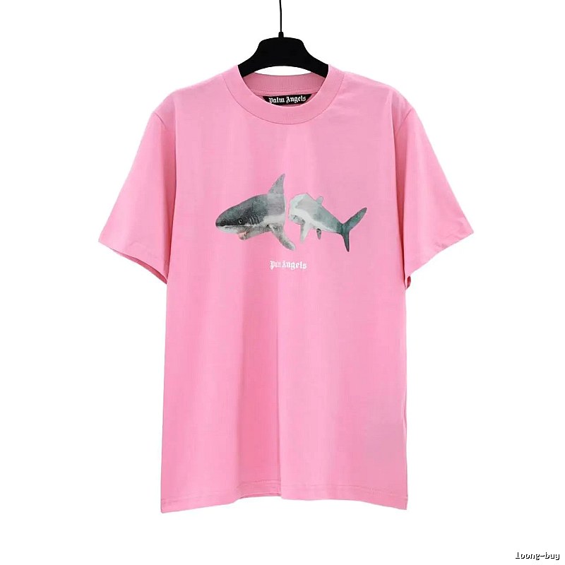 Palm Angels Premium Style Bear graphic T-shirt White Colorful Bear for Resort Outfits