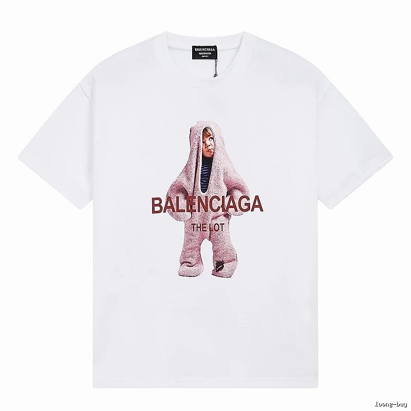 Parisian-style printed white T-shirt