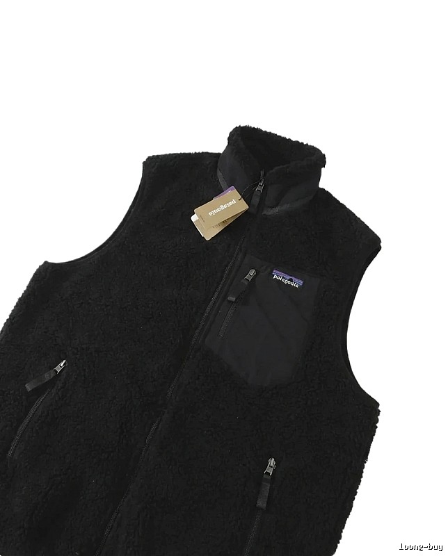 Patagonia Fleece Black Vest