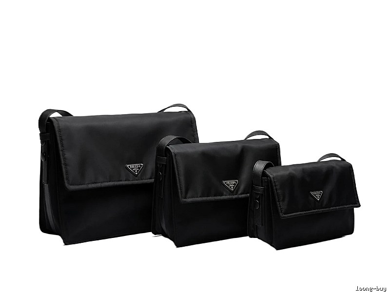 Prada cini Cool Handsome Style Black Bag