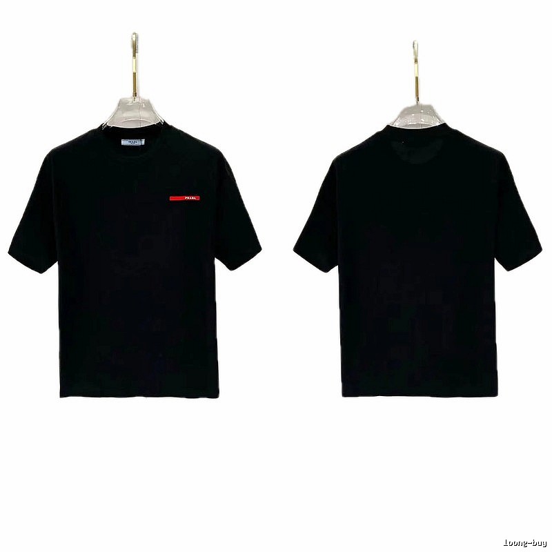 Prada Red Label Minimalist Black Short-sleeve T-shirt