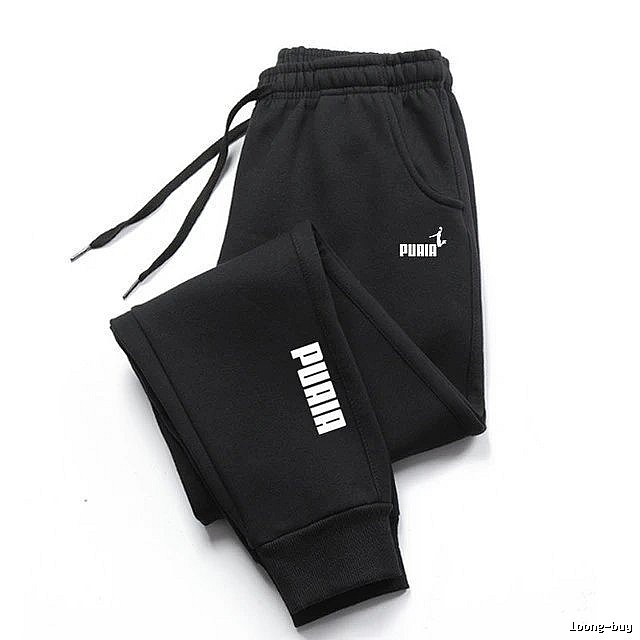 Puma Resort Sweatpants Black Drawstring Sweatpants for Travel Looks