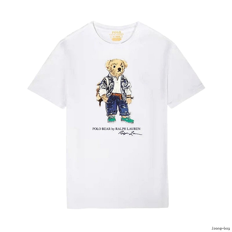 Ralph Lauren Bear Series White T-shirt