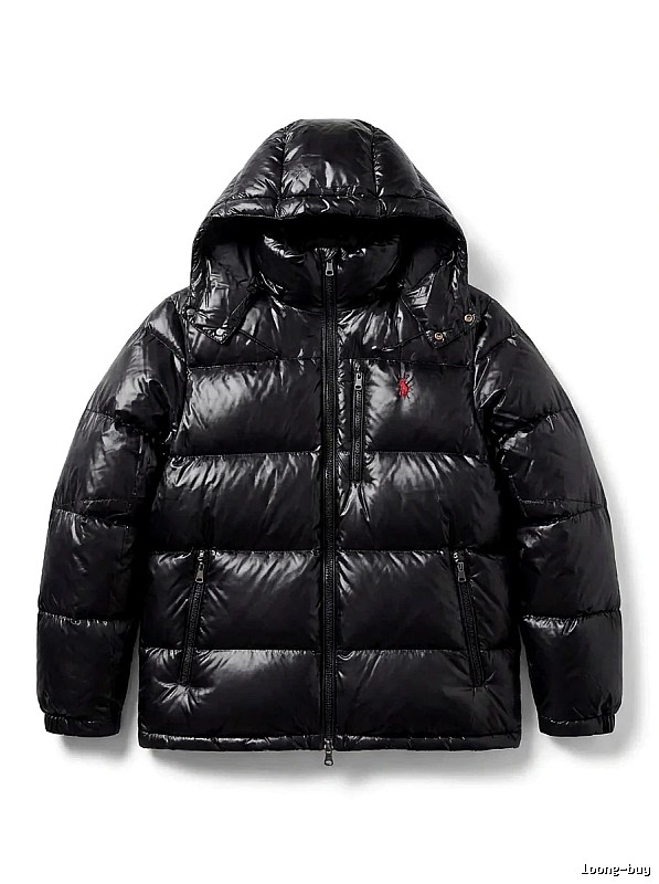 Ralph Lauren black trendy brand down jacket