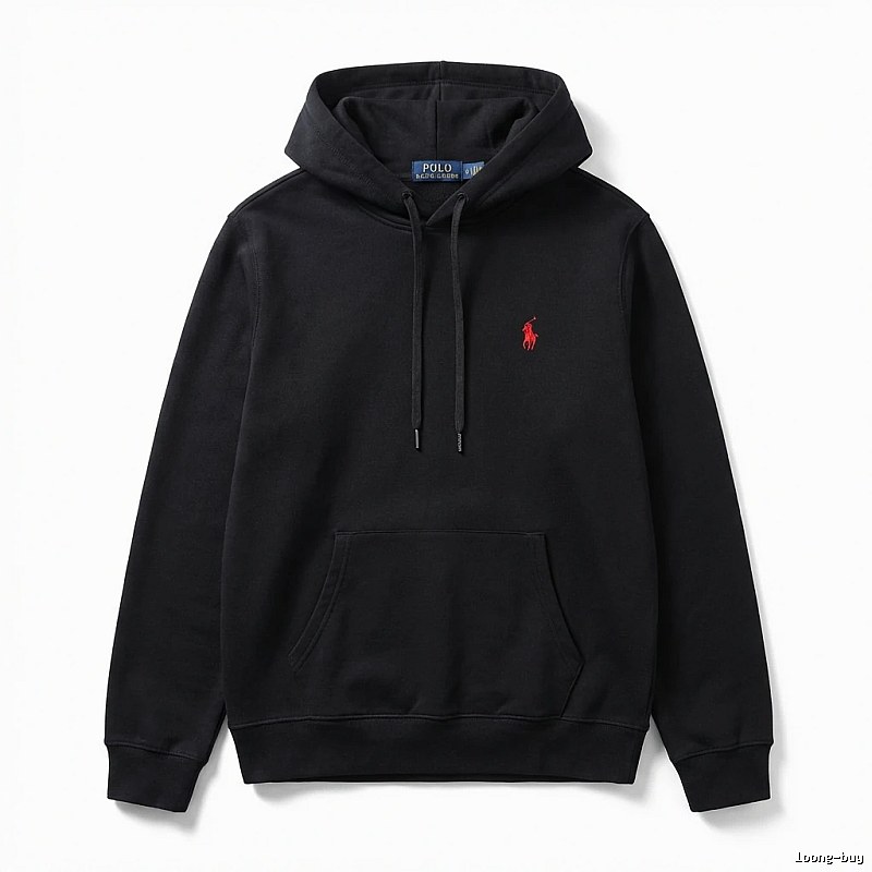 Ralph Lauren Polo hooded black sweatshirt