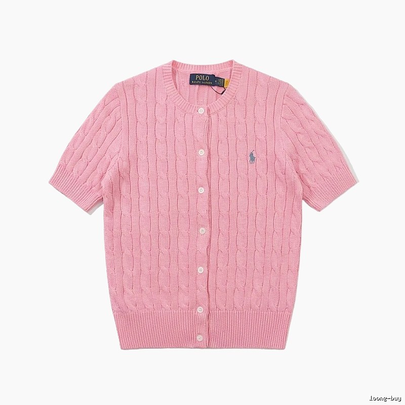 Ralph Lauren Polo pink knitted cardigan