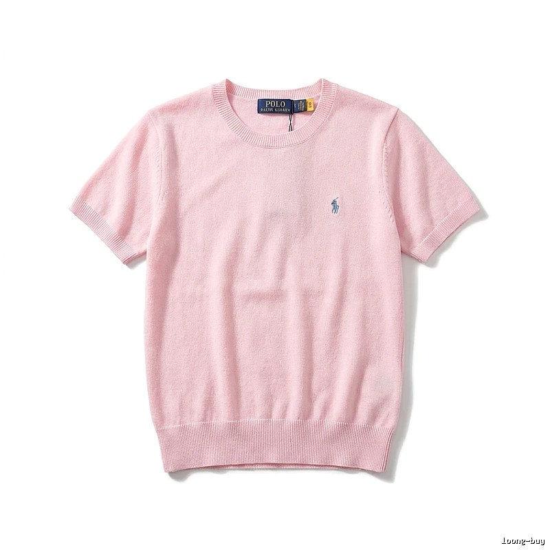 Ralph Lauren Polo pink trendy brand short-sleeve shirt