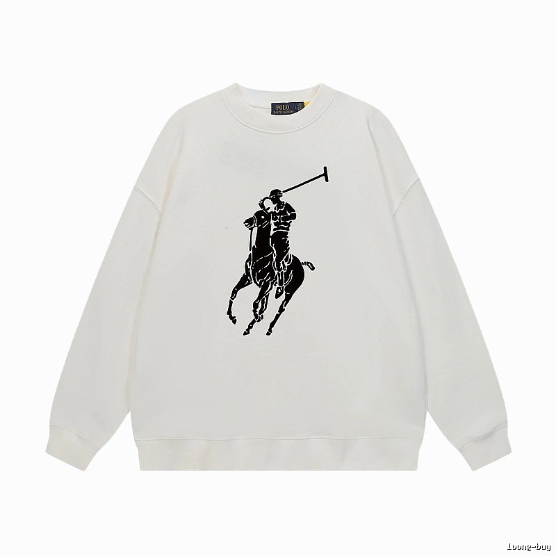 Ralph Lauren Polo Retro Style White Sweatshirt